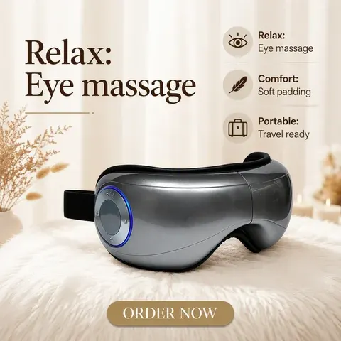 Foldable Airbag Eye Massager Gift
