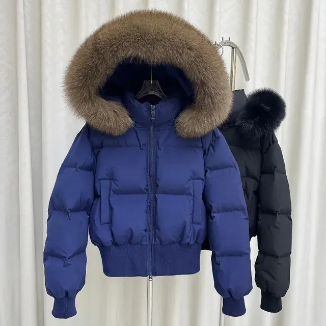 Faux Fur Coat with Hood 3