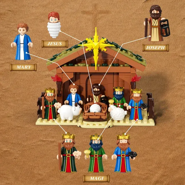 Nativity Scene Building Kit 4