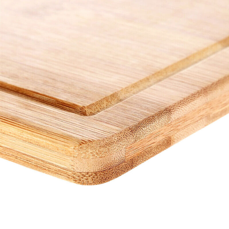 Bamboo Cutting Board Set with Stand 4