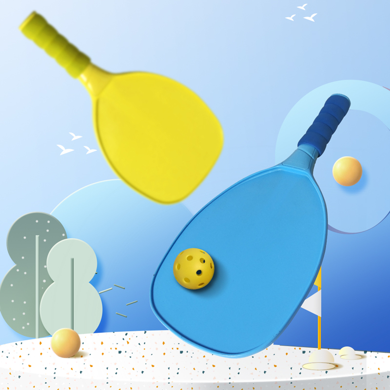 Plastic Pickleball Racquet Set for Kids Beginners Sports 3