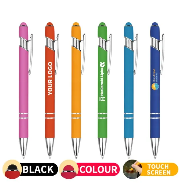 Metal Ballpoint Pen Black Ink 1.0mm Tip UV 2