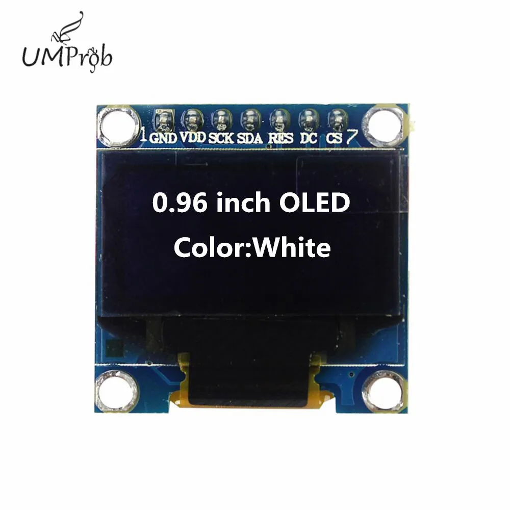 0 91 Zoll 128x32 iic i2c Weiß Blau 4