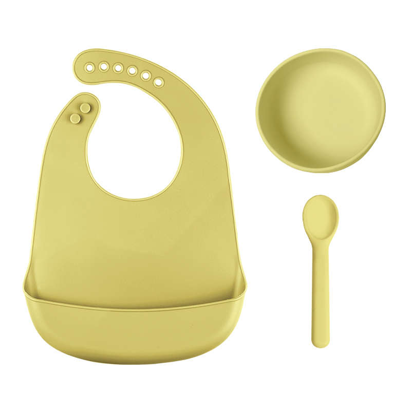 Silicone Baby Feeding Set Food Grade BPA Free 3