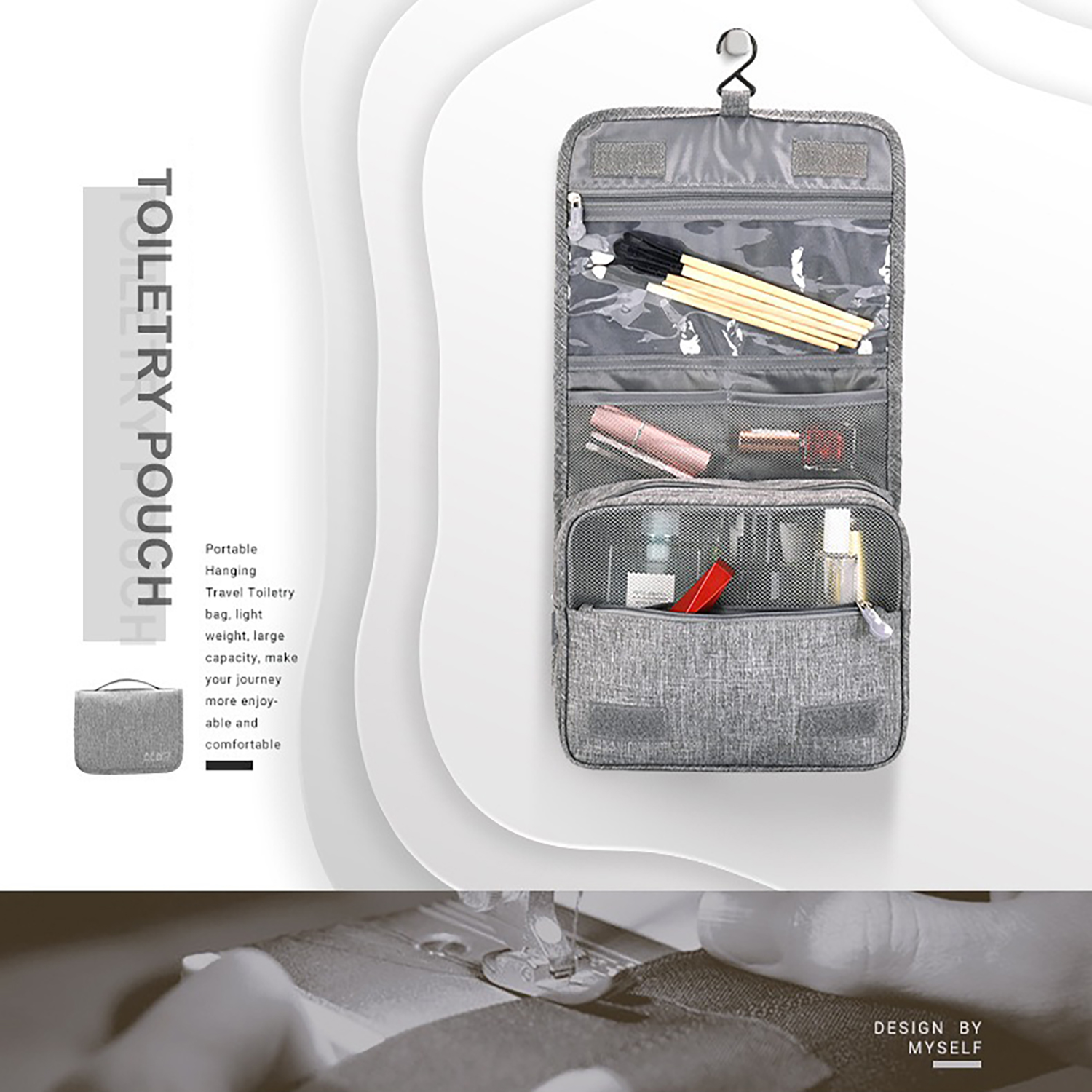 Großes wasserdichtes Kosmetik-Reisetasche