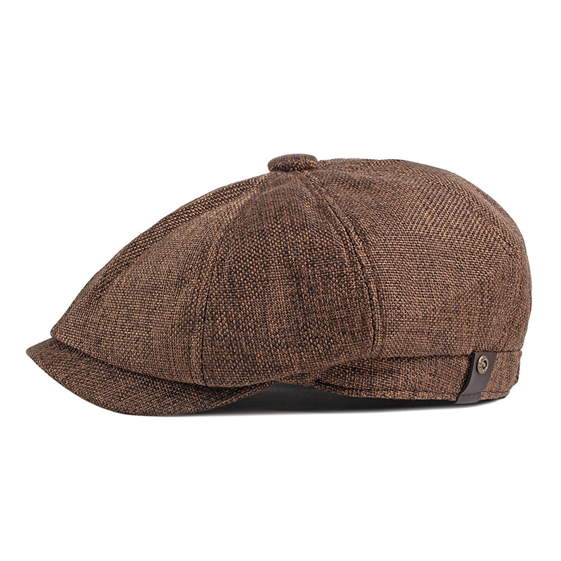 Thin Breathable Linen Cap