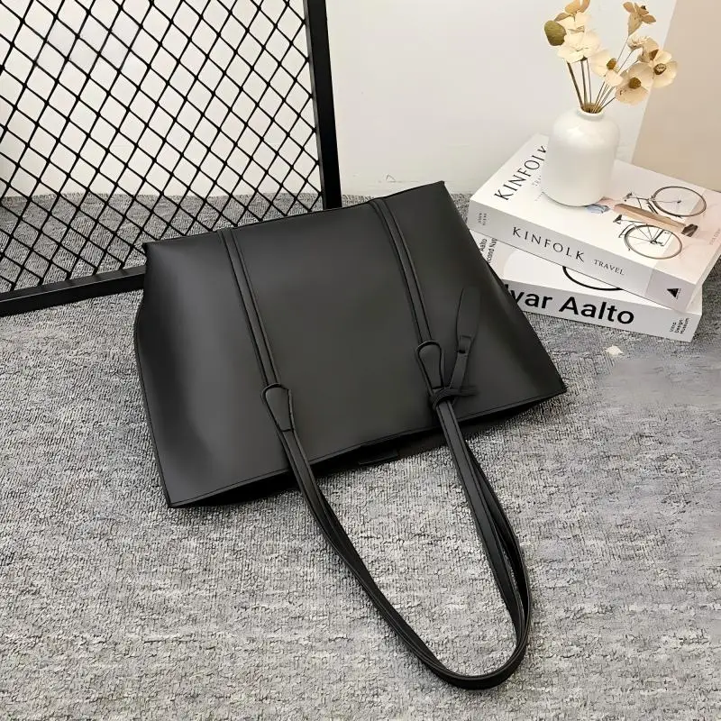 Koreanischer Stil Weiche Lederhandtasche für Damen Große Kapazität 3