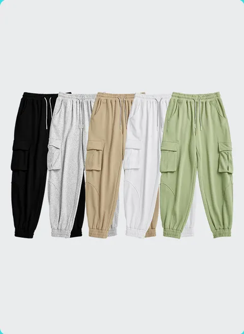 Solid Color Overalls Knit Pants All-match Trousers Women's