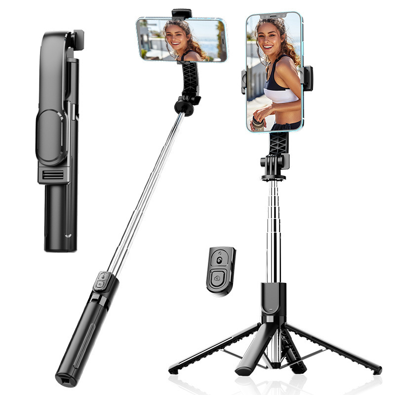 Stainless Steel Selfie Stick, 360° Rotation