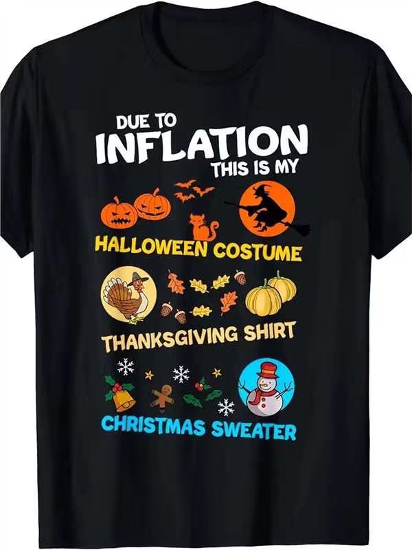 Casual Printed Short Sleeve Men's T-Shirt 3