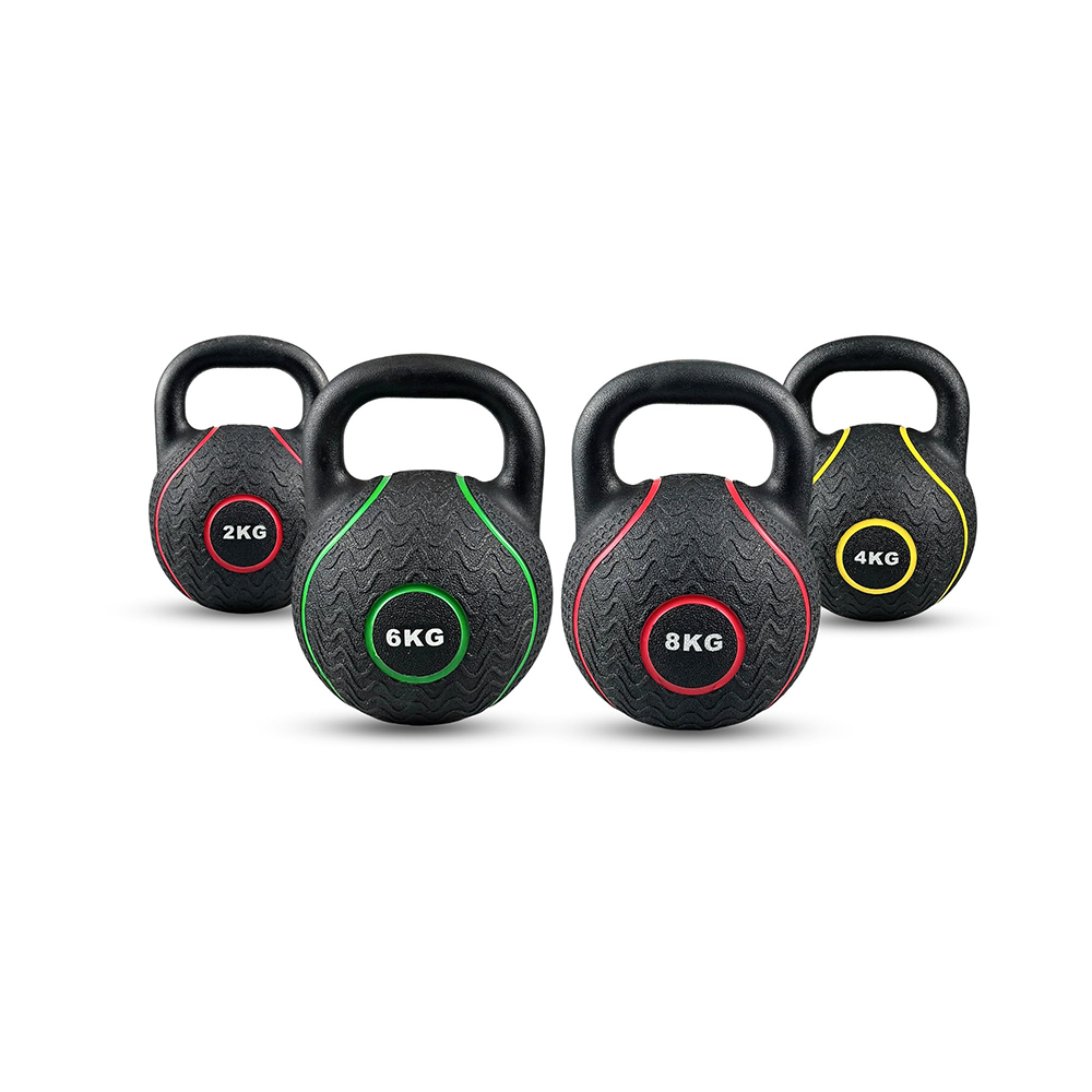 Rubber-Coated Cast Iron Kettlebell for Home Gym 2