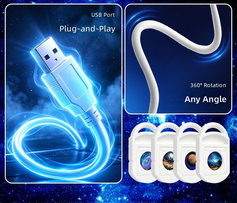 USB Starry Sky Galaxy Night Light 2