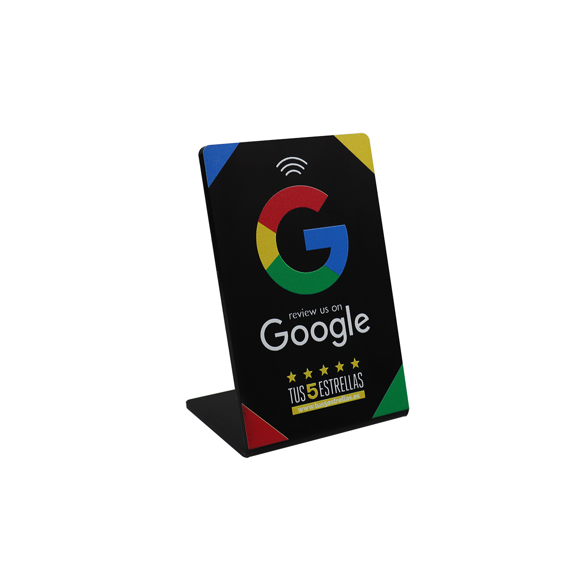 NFC-Bewertungsaufsteller mit QR-Code Acryl
