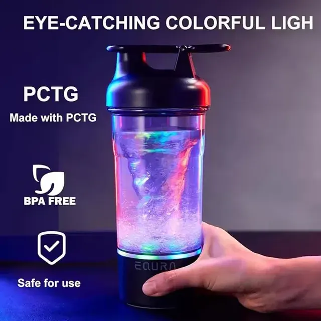 Electric USB-C Protein Shaker Bottle 25oz 2