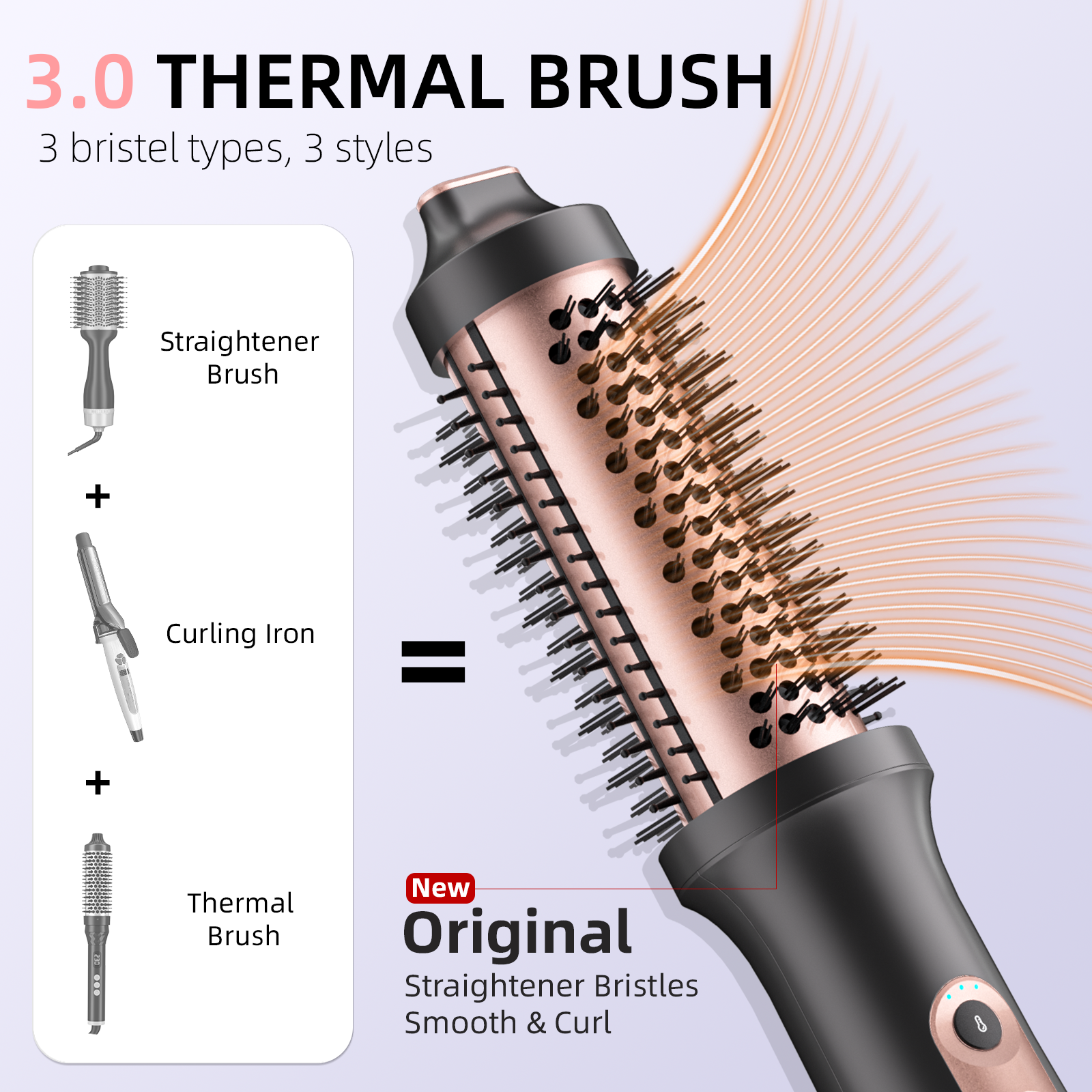 Heated Comb Hybrid Styler One Step Hair Dryer 4