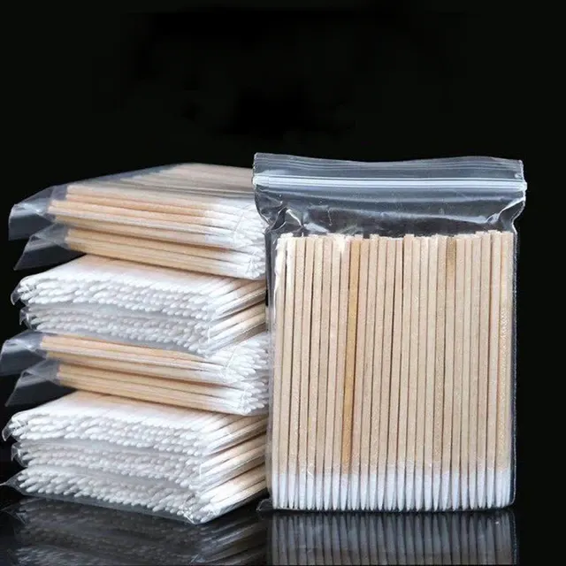 Wooden Sticks with Cotton Swabs 2