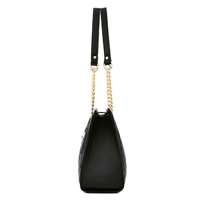 Women's Faux Leather Tote Shoulder Bag 3