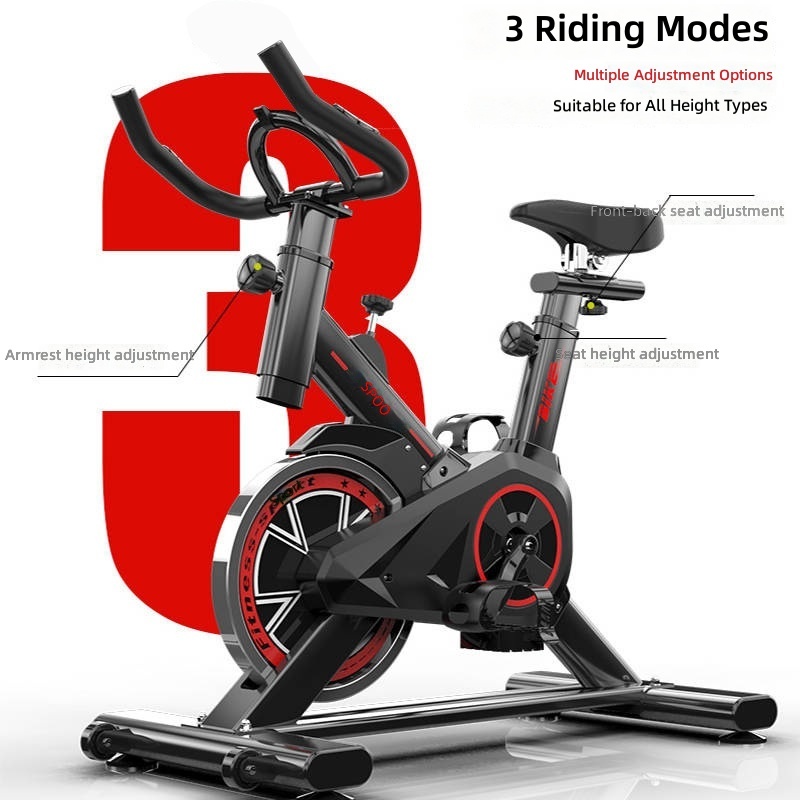 Ultra Quiet Upright Spin Bike Infinite Resistance Indoor 2