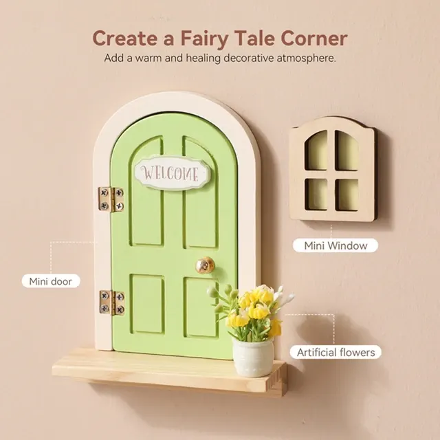 Wooden Elf Door 3