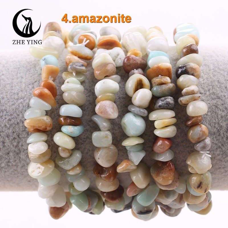 Healing Jade Crystal Chip Bracelet 4