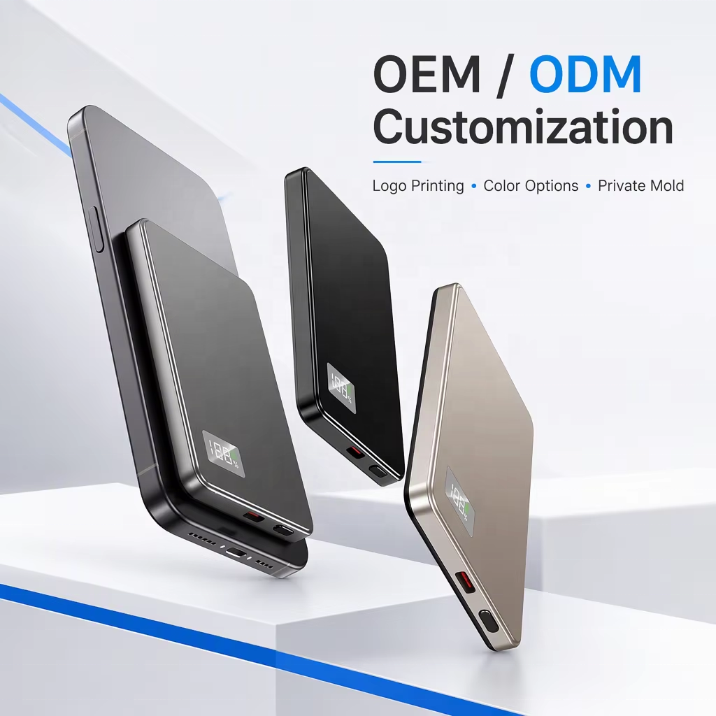 Ultra Slim Wireless Magnetic Power Bank 10000mAh
