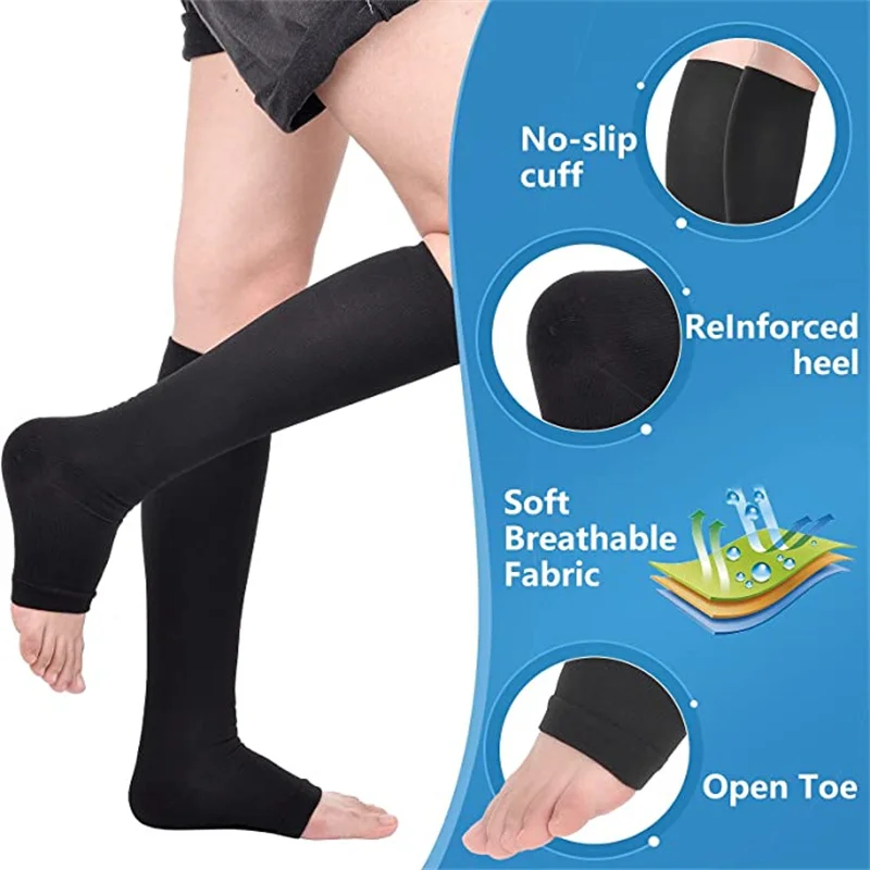 1 Paar S-XXL Kompression Socken Medizinisch Verhindern Krampfadern 3