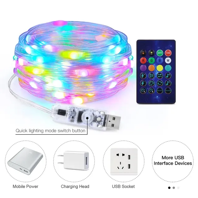 Smart LED Christmas Tree String Lights 2