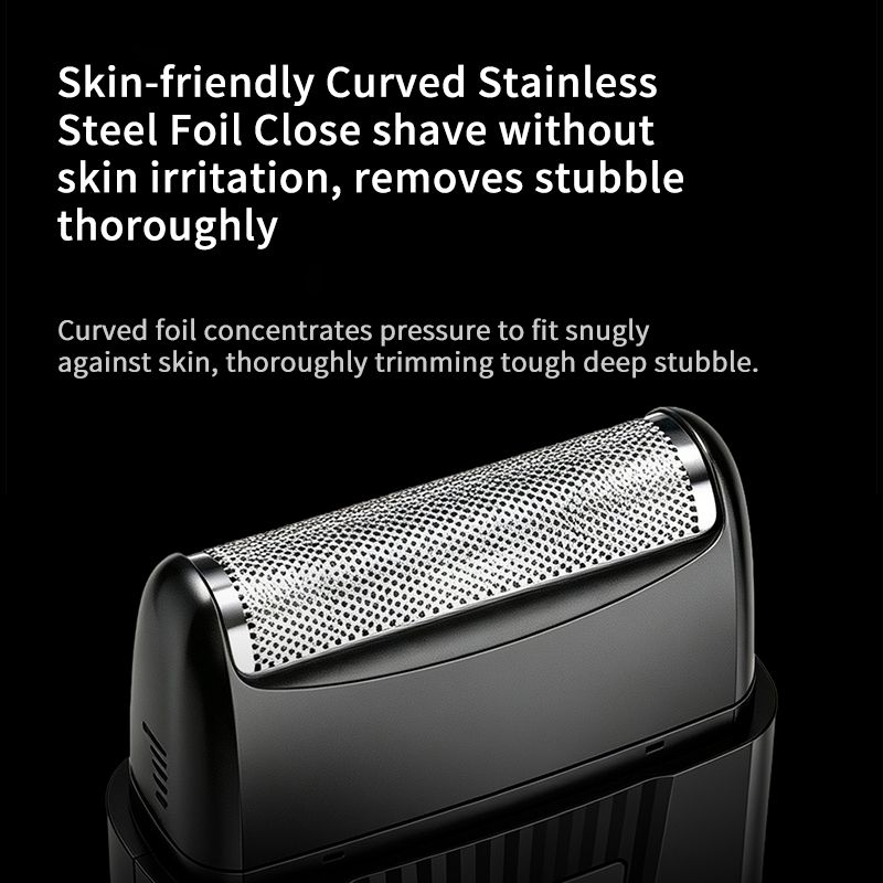 Professional Black Electric Clipper Portable Body Shaving Kit 4