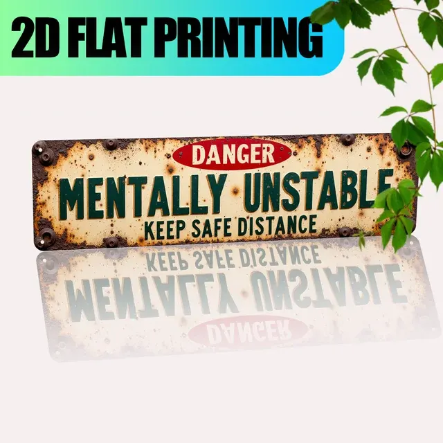 Vintage-Metallschild 3