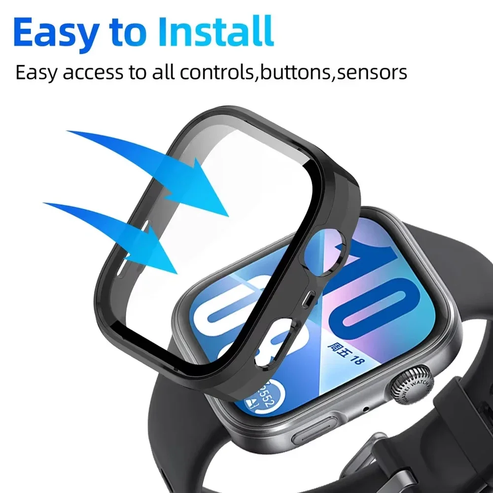 Protective Case with Glass for Huawei Watch Fit 4
