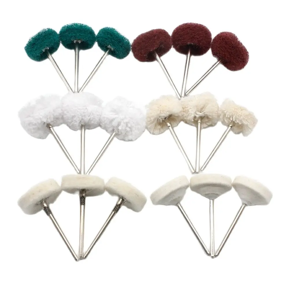 20PCS Schmuck Polieren Pinsel Baumwolle Wollfilz Schleifen Schleif