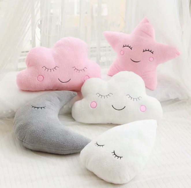 Moon Star Cushion for Baby Crib