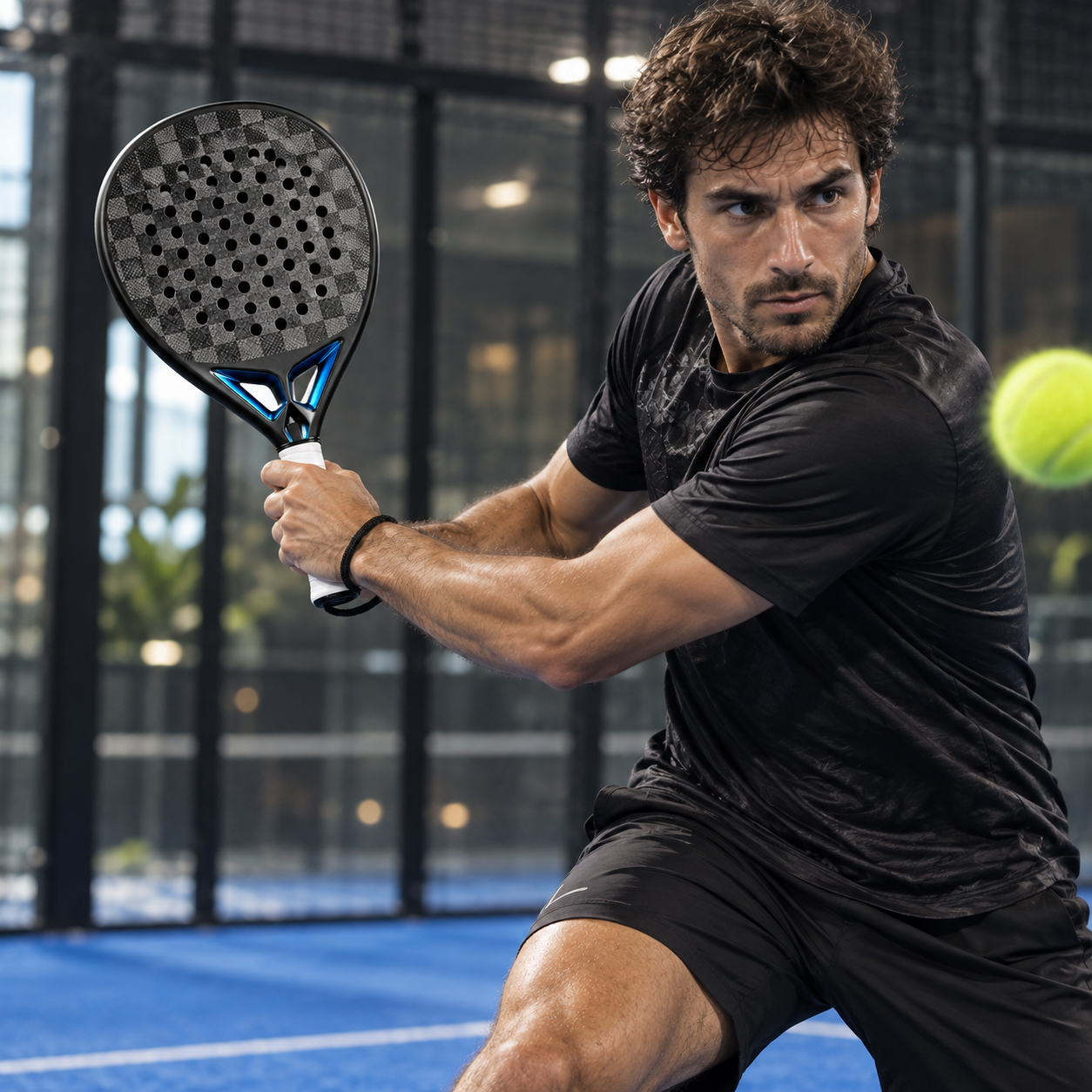 Carbon Diamond Padel Racket with EVA Core 3