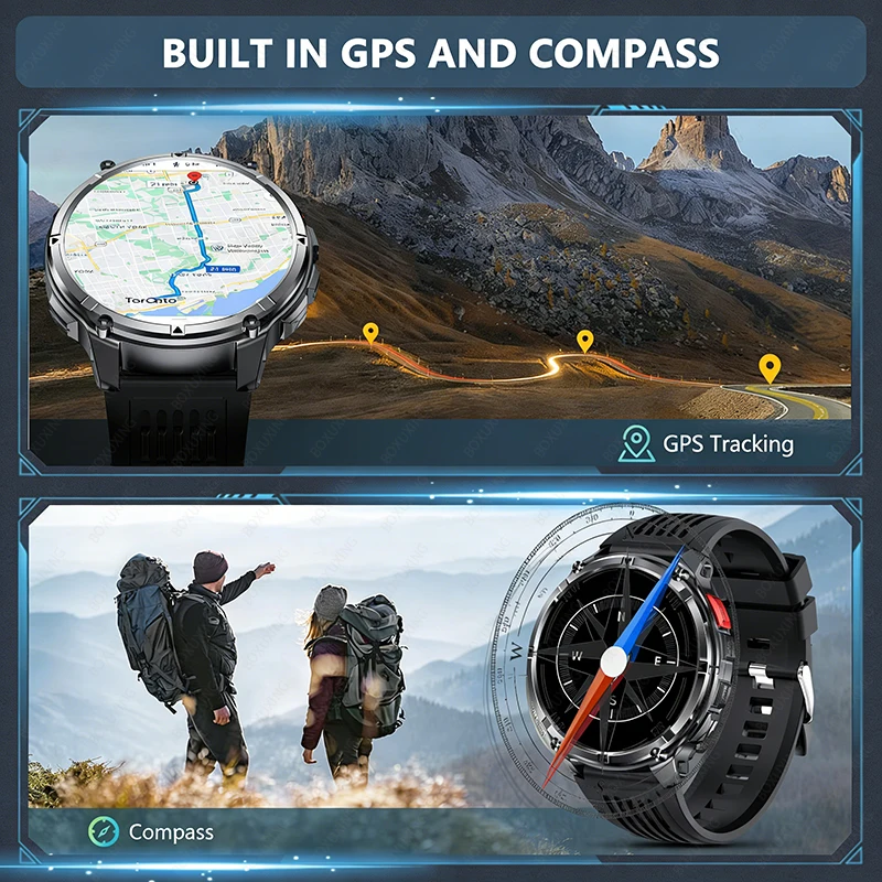 Outdoor-Smartwatch mit GPS und Taschenlampe 3