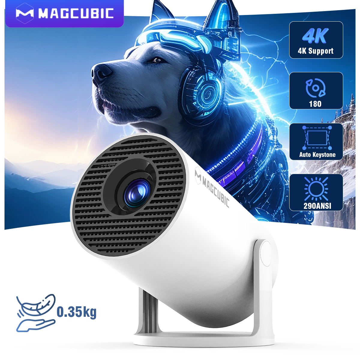 Arrival HY300pro Projector Mini Portable Home Cinema Theater
