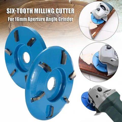 Meterk Six Teeth Power Wood Carving Disc Tool