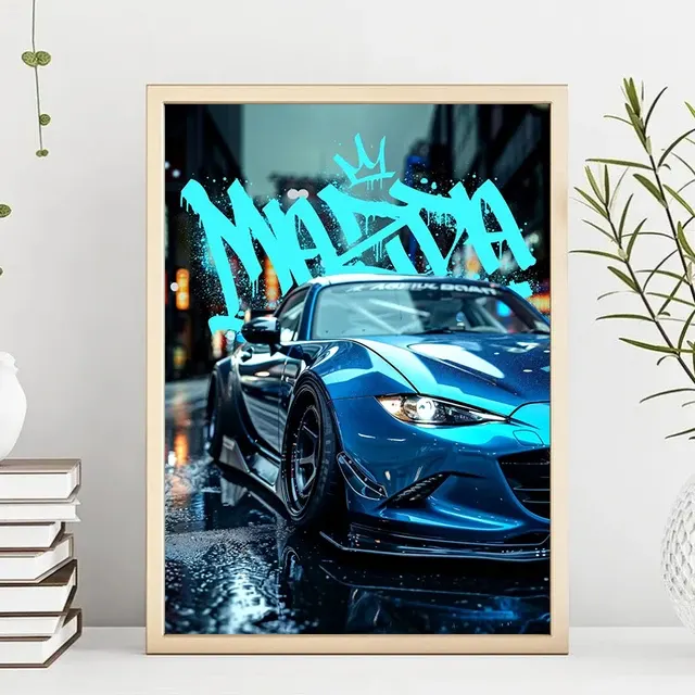 Car Poster Canvas Print 2