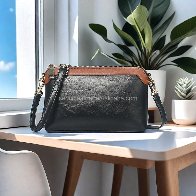 Women's Faux Leather Crossbody Bag 4