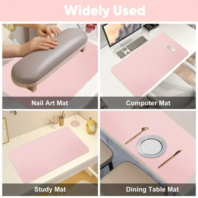 Foldable Waterproof Leather Nail Hand Rest 1