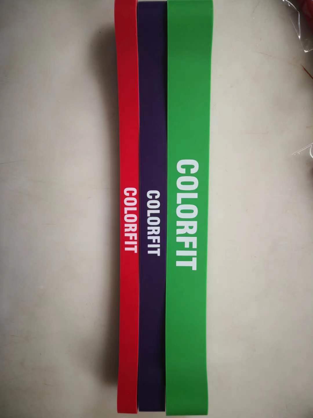 Red Latex Mini Loop Bands for Yoga, 3-Piece 4