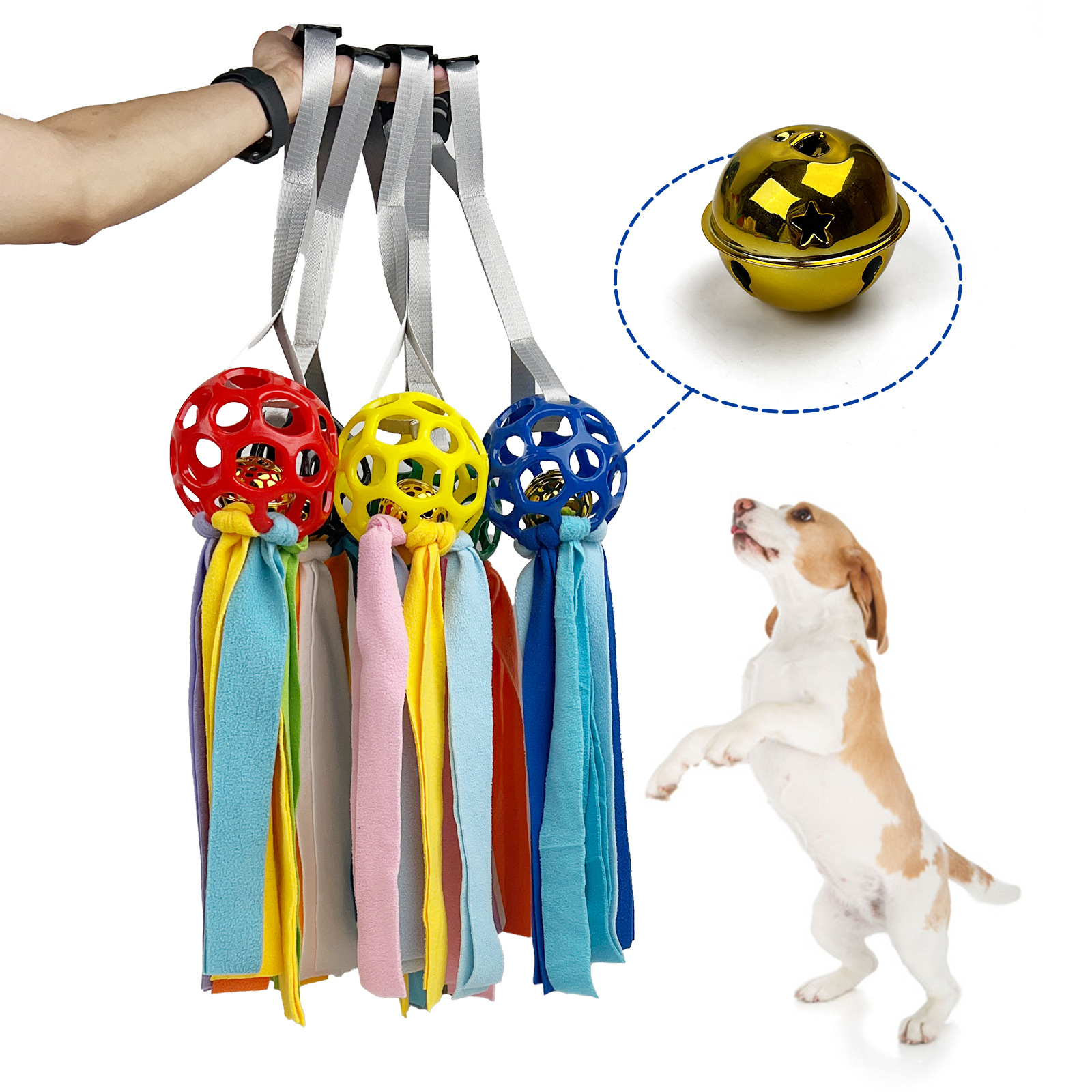 Interactive Hollow Bell Ball for Pets