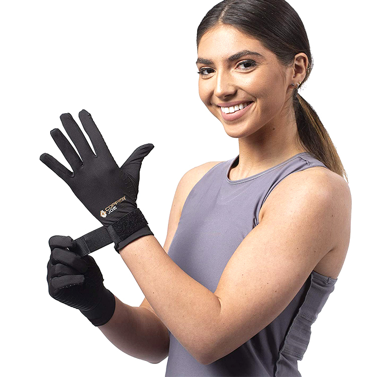 Outdoor Sport Copper Wrist Brace Palm Padded Compression 3