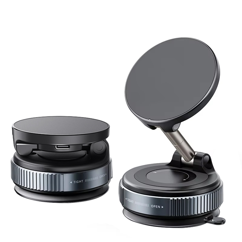Magnetic Suction Phone Holder with Wireless Charging 2