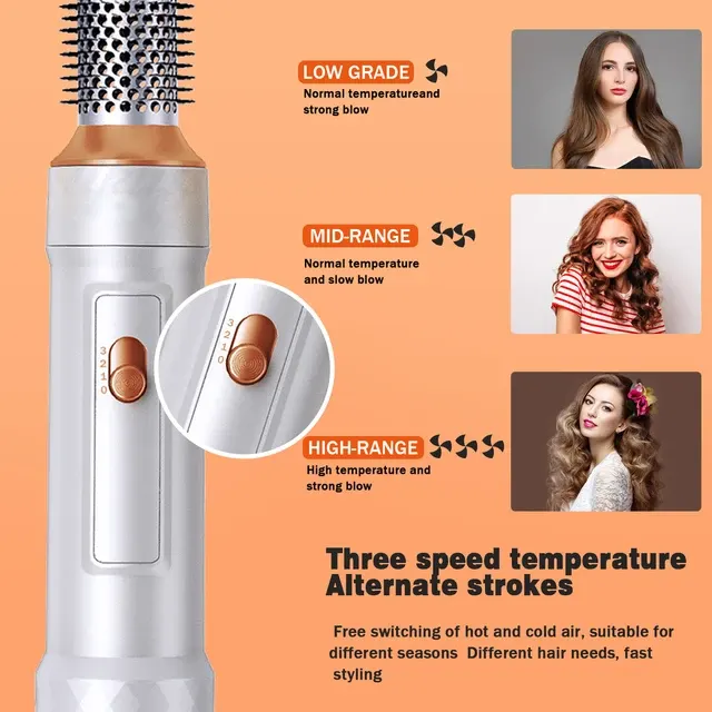 5-in-1 Haartrockner-Bürste mit Ionen-Technik 3