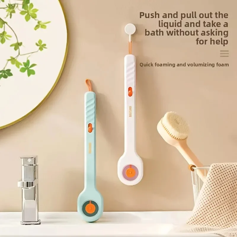 Liquid-Filled Long-Handle Hair Brush 3