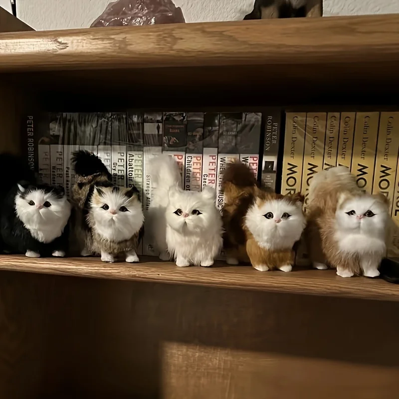 Soft Realistic Kitten Plush Toy 3