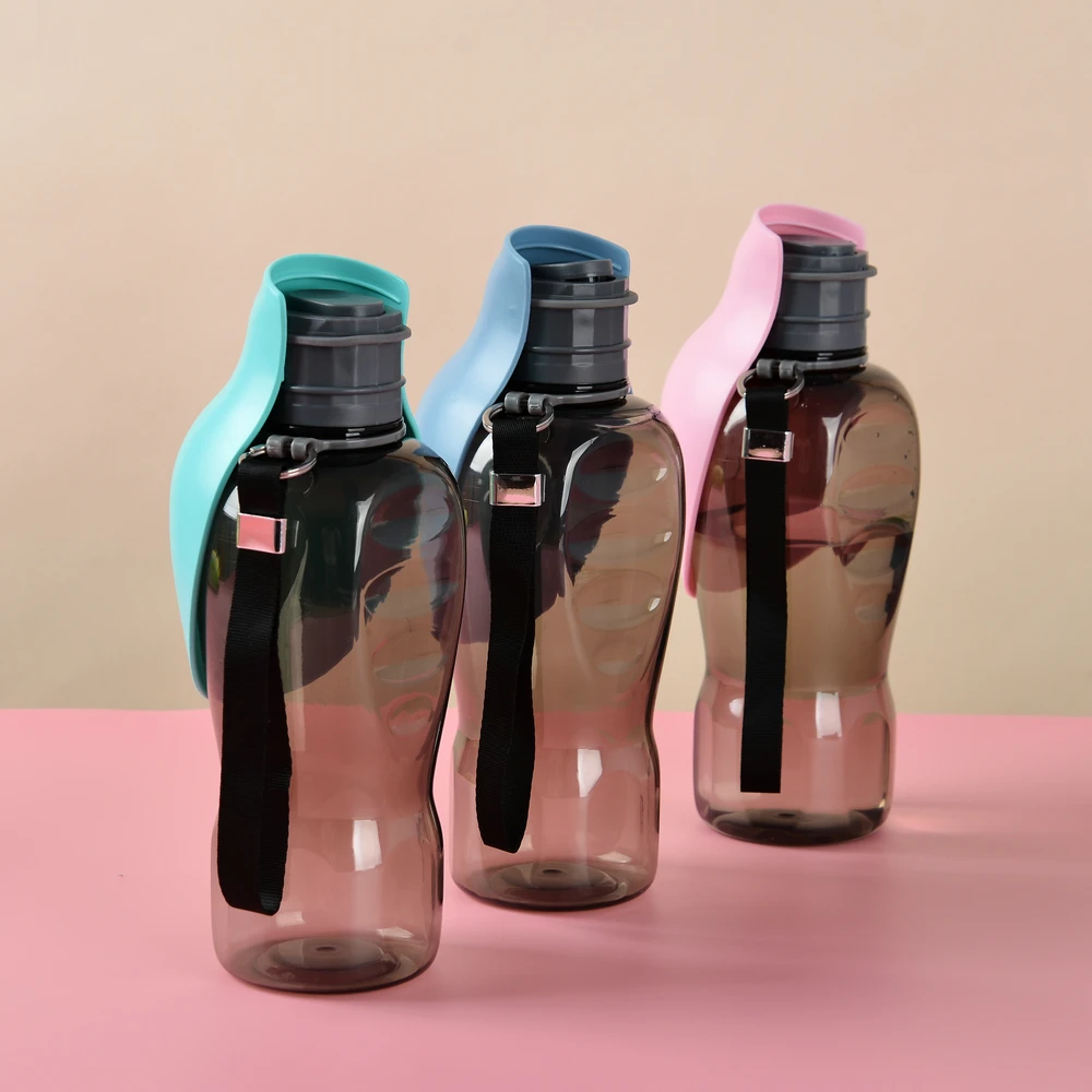 800ml Tragbare Hundetrinkflasche für Kleine und Große Hunde 2