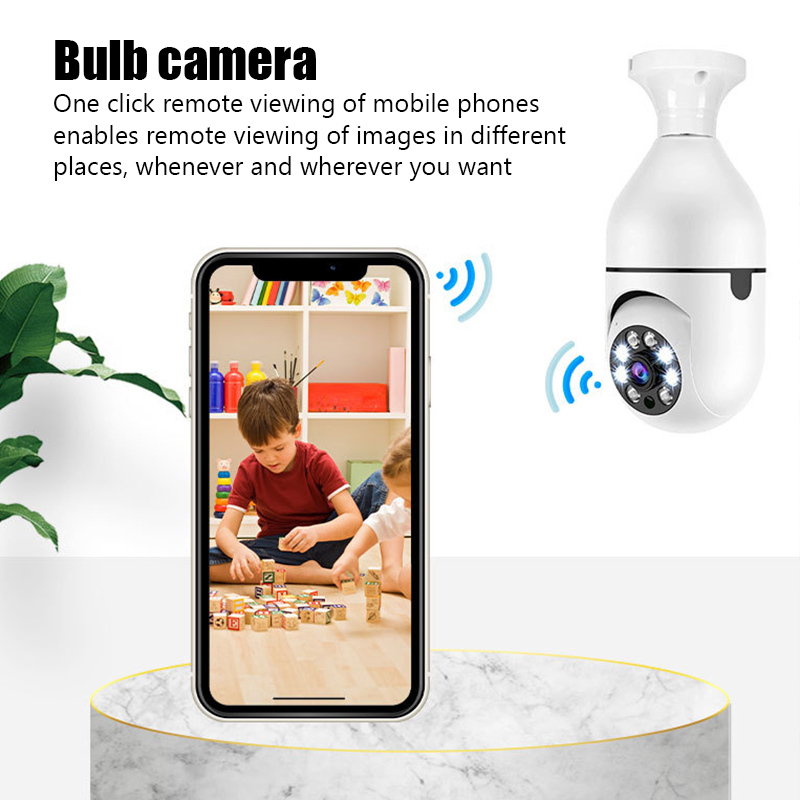 E27 1080P WiFi Bulb Camera Smart Indoor Security 3
