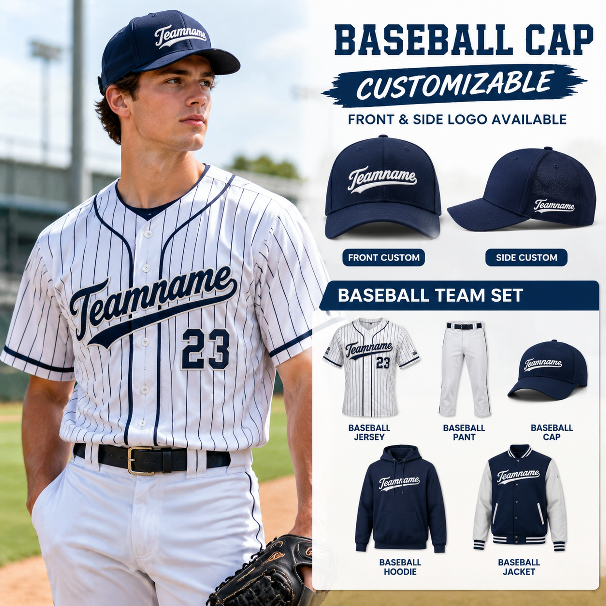 Leichte Unisex Teamcap für Training