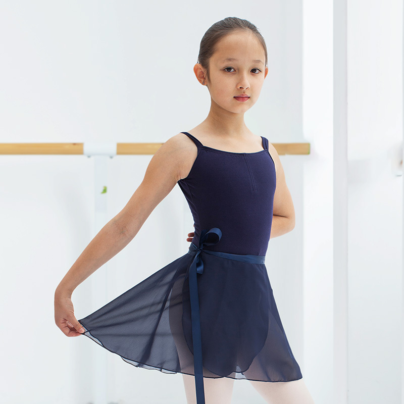 Flowing Girls Side-Tie Dance Skirt 4